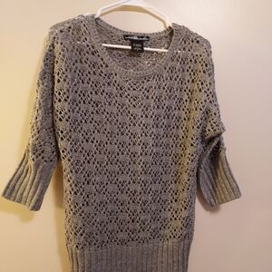 United States sweater metallic blue small